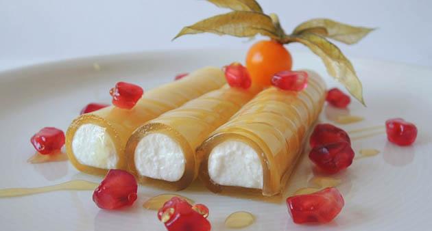 Honey And Cottage Cheese Cannelloni Apicola